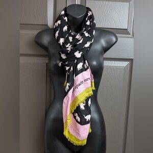 Kate Spade Elephant Oblong Scarf